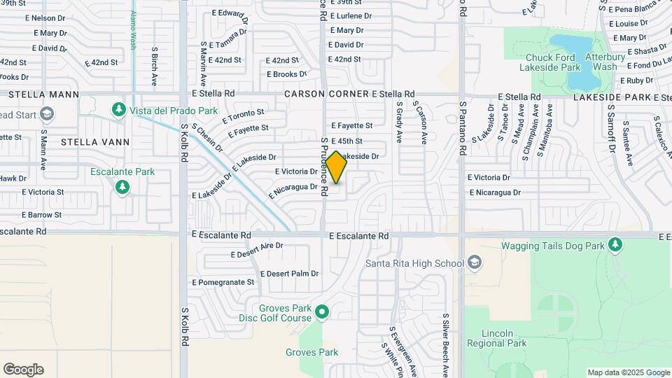 3625 S Prudence Rd Map and Location Details