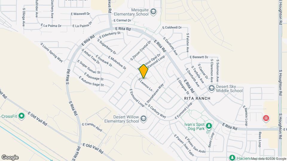 7891 S Lennox Ln Map and Location Details