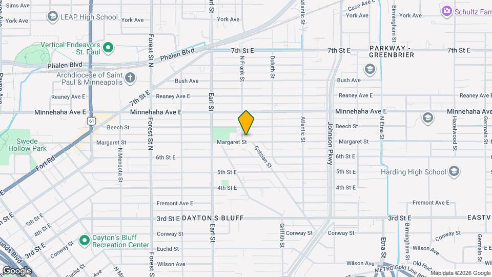 1125 Margaret St Map and Location Details