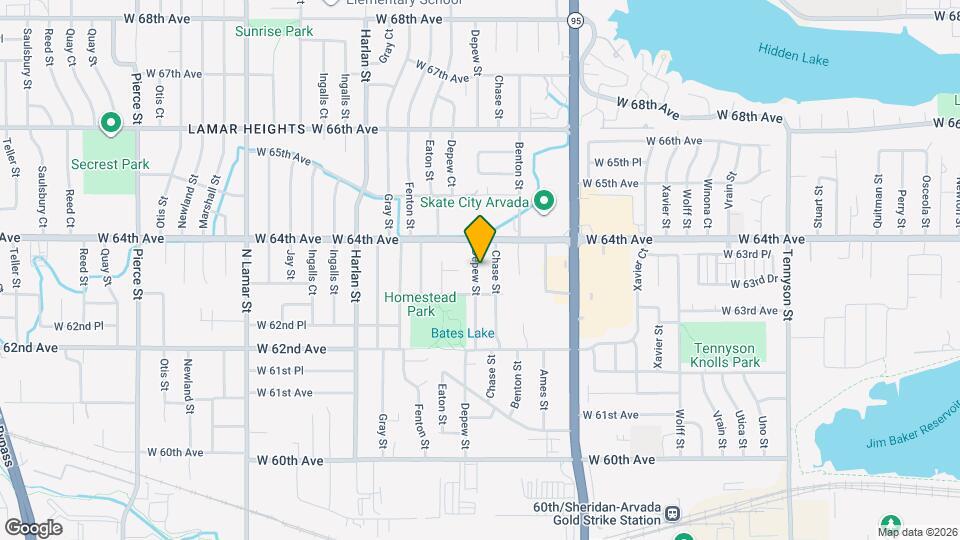 6332 Depew St Map and Location Details