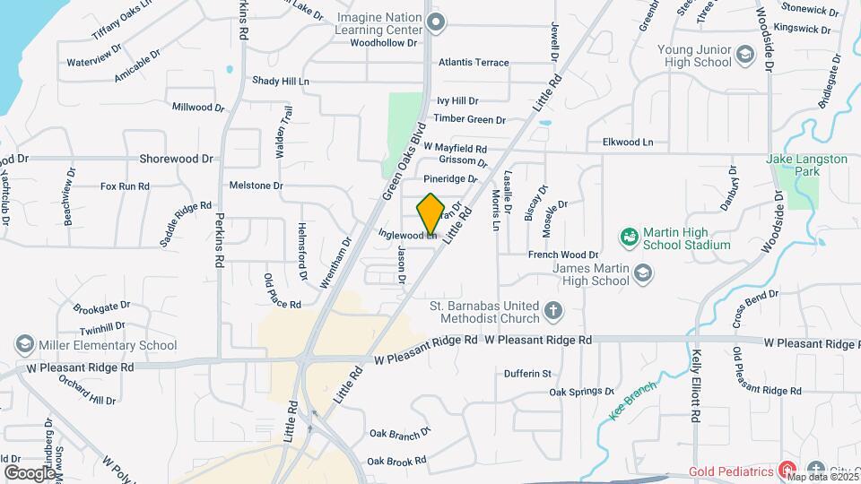 5406 Inglewood Ln Map and Location Details