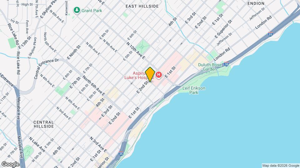 125 N 9th Ave E Map and Location Details