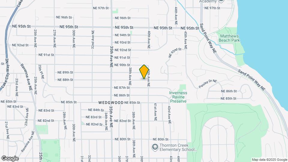 3847 NE 88th St Map and Location Details