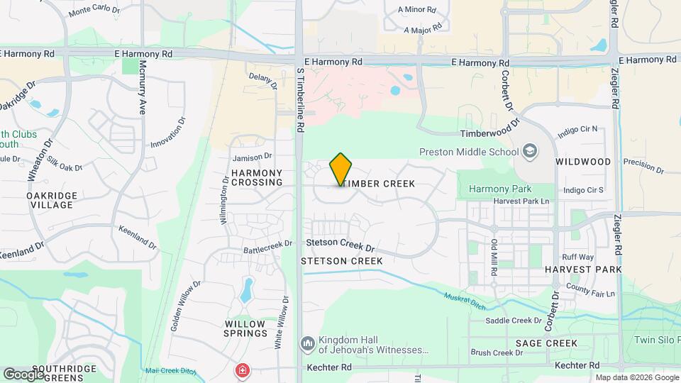 2225 Timber Creek Dr Map and Location Details