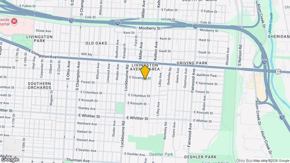 938 Ellsworth Ave Map and Location Details