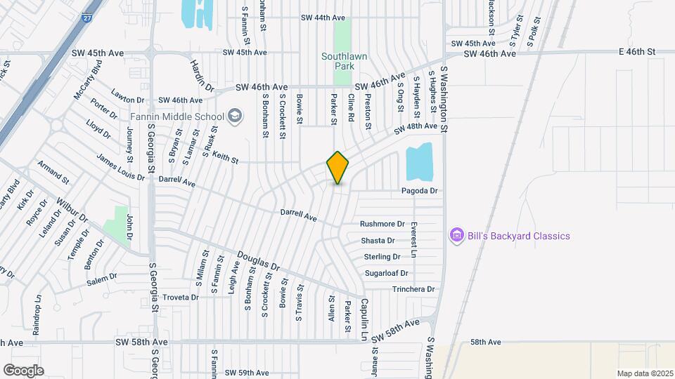 4905 S Parker St Map and Location Details