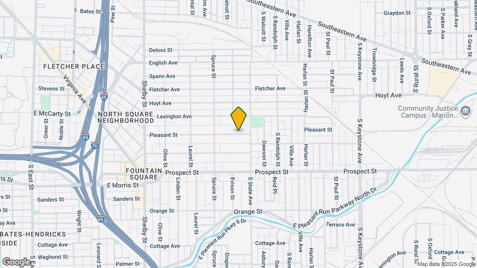 1613 Pleasant St Map and Location Details