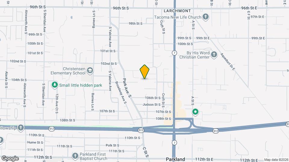 436 103rd St Ct S Map and Location Details