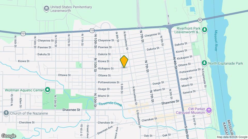 775-775 Kickapoo St Map and Location Details