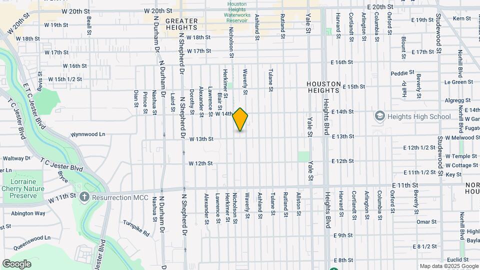 715 W 13th St Map and Location Details