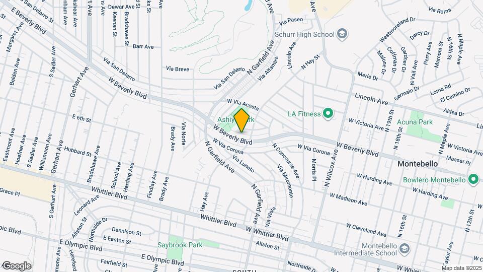 2616 W Beverly Blvd Map and Location Details