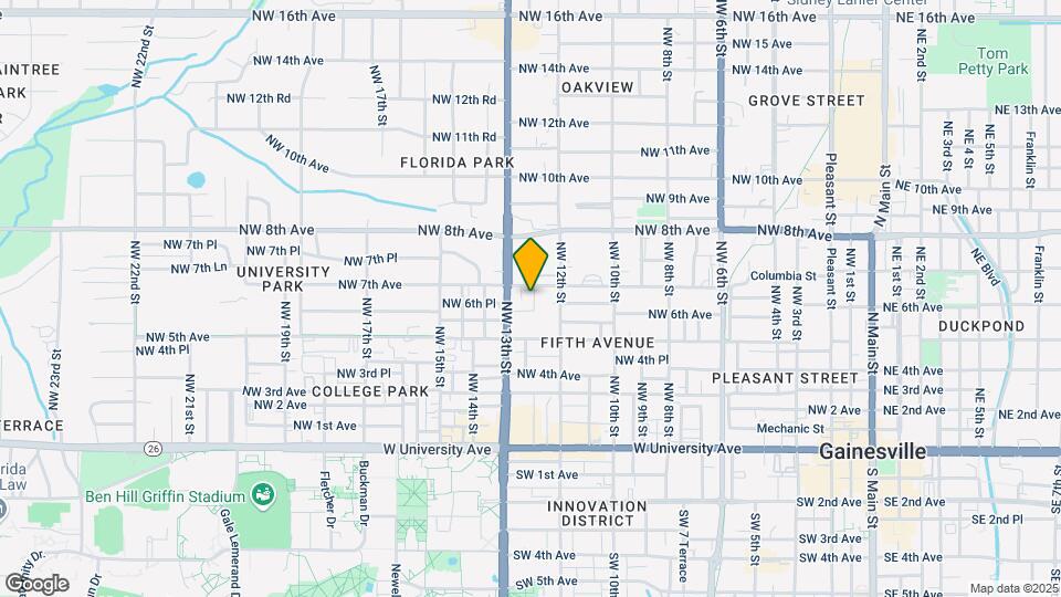 630 NW 12th Terrace Map and Location Details
