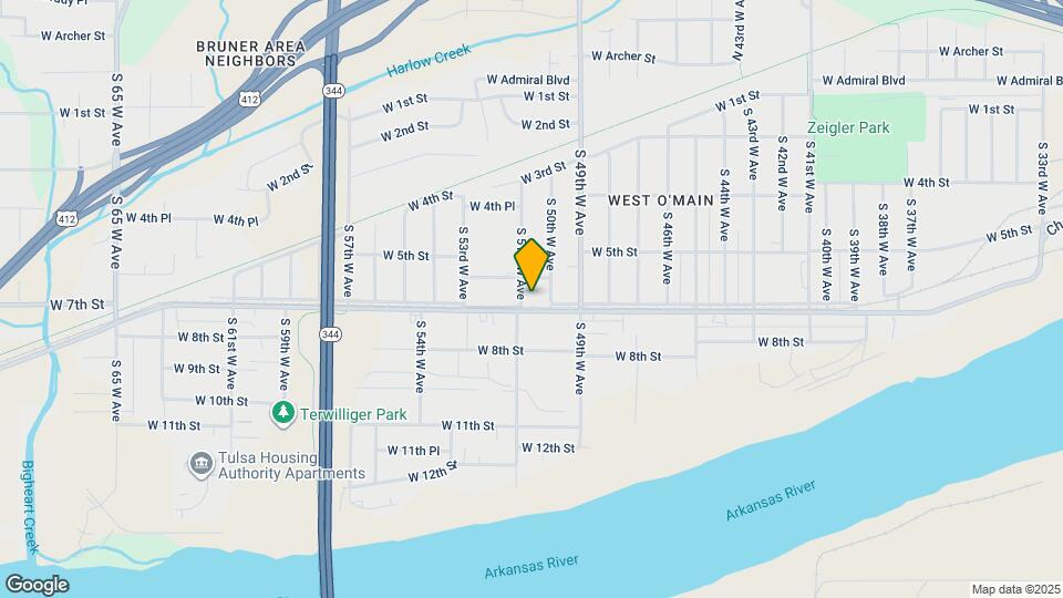 611 S 51st W Ave Map and Location Details