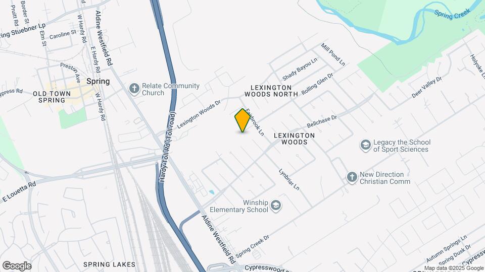 2102 Rolling Glen Dr Map and Location Details