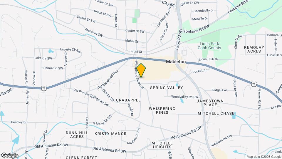 5659 Whispering Pines Rd Map and Location Details