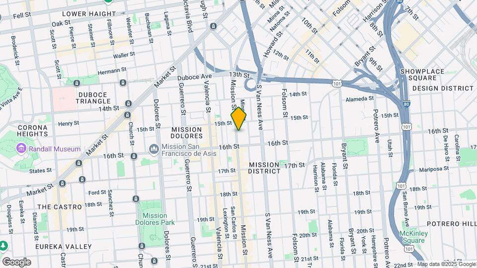 1939 Mission St Map and Location Details
