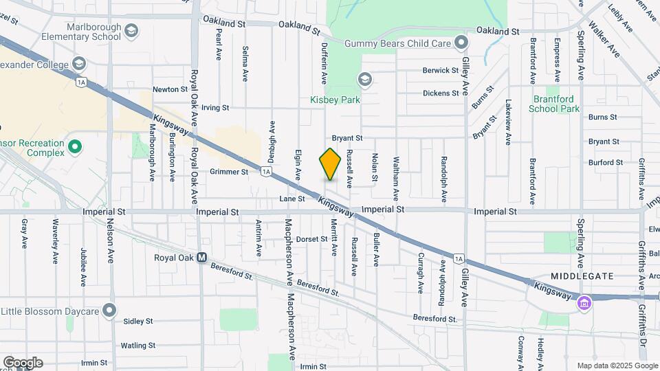 6688 Dufferin Av Map and Location Details