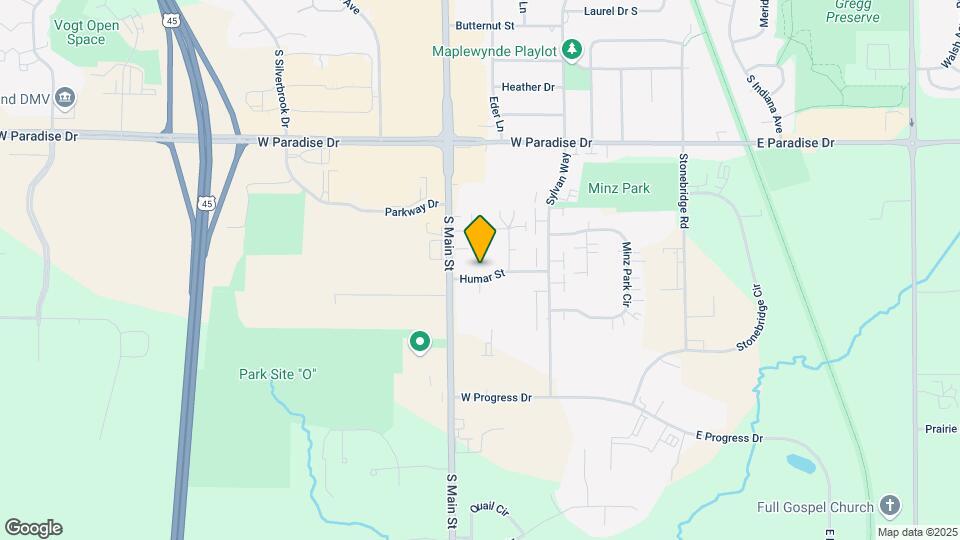 318 Humar St, Unit Apt. B Map and Location Details