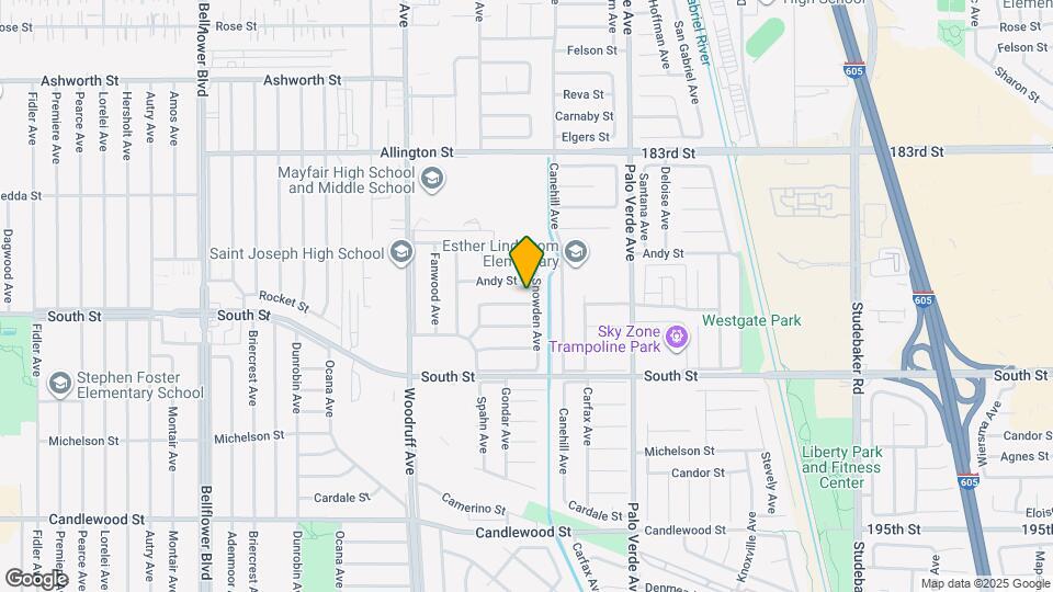 6127 Droxford St Map and Location Details