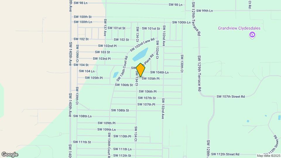 13396 SW 105th Pl Map and Location Details