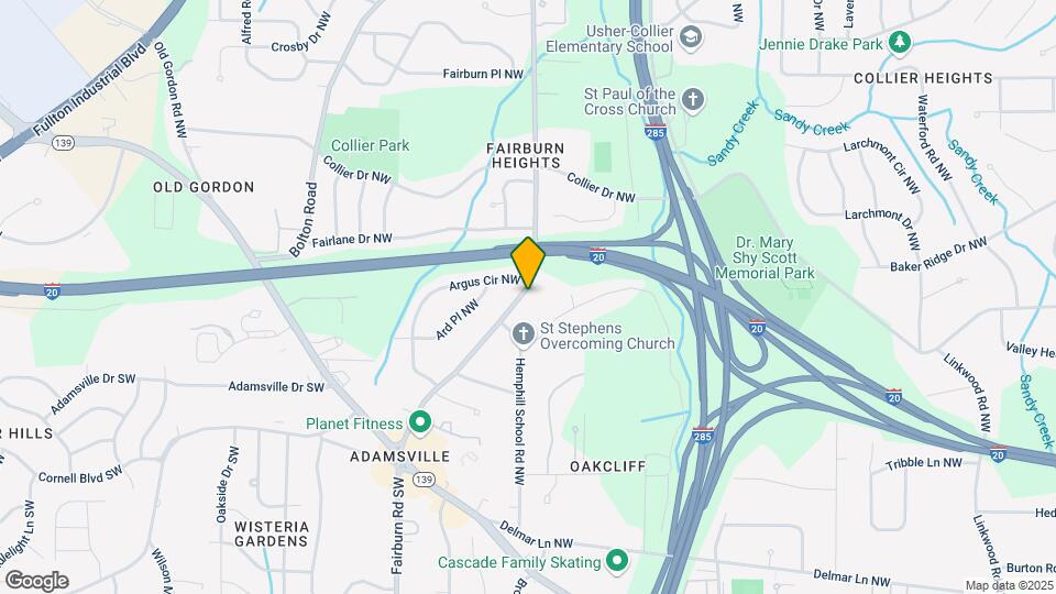 343 Fairburn Rd NW Map and Location Details