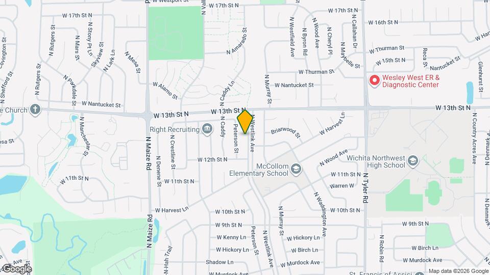 1331 N Westlink Ave Mapa y Detalles de la Ubicación