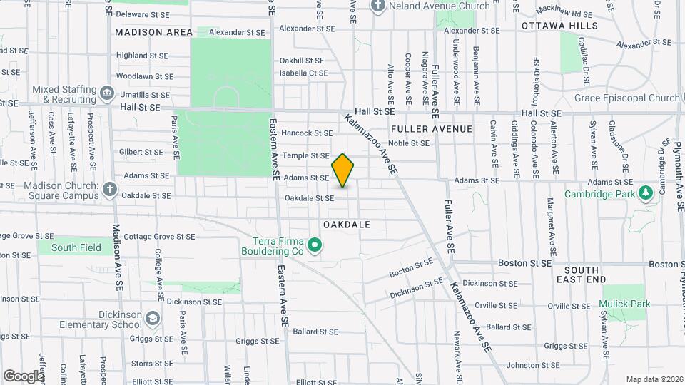 937 Oakdale St SE Map and Location Details