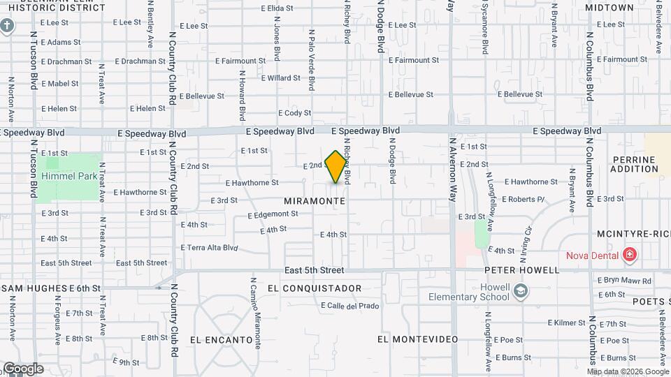 3571 E 3rd St Mapa y Detalles de la Ubicación