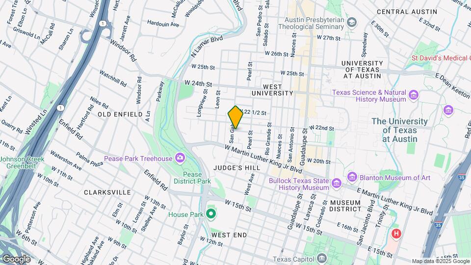915 West 21st Street Apartments Map and Location Details