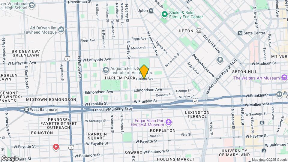 1125 Harlem Ave Map and Location Details