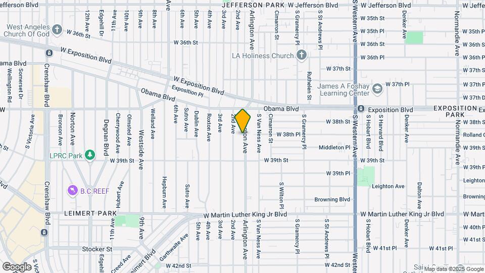 3855 Arlington Ave Map and Location Details