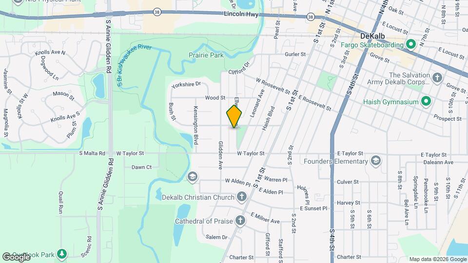 811 Ellwood Ave Map and Location Details