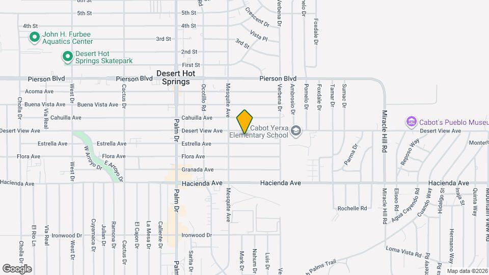 66824 Estrella Ave Map and Location Details