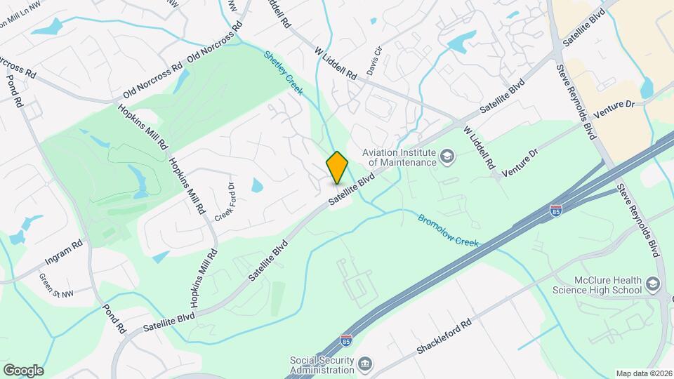 Bridgewater Apartments Map and Location Details