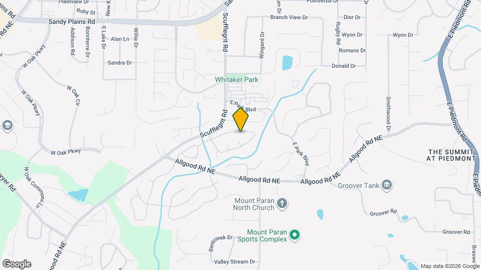 1496 Brentwood Dr Mapa y Detalles de la Ubicación