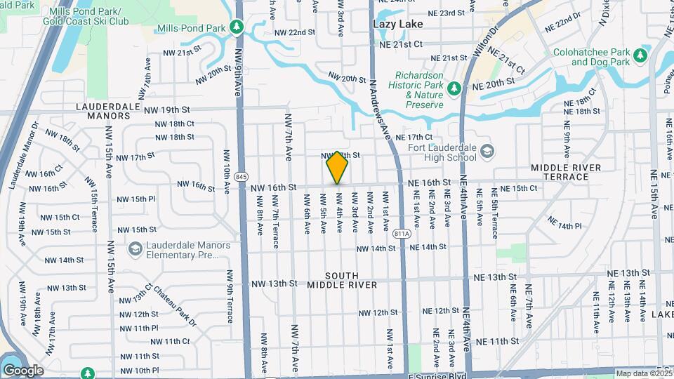 406 NW 16th St Map and Location Details