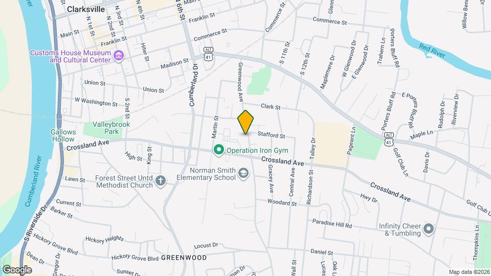 608 Greenwood Ave Map and Location Details