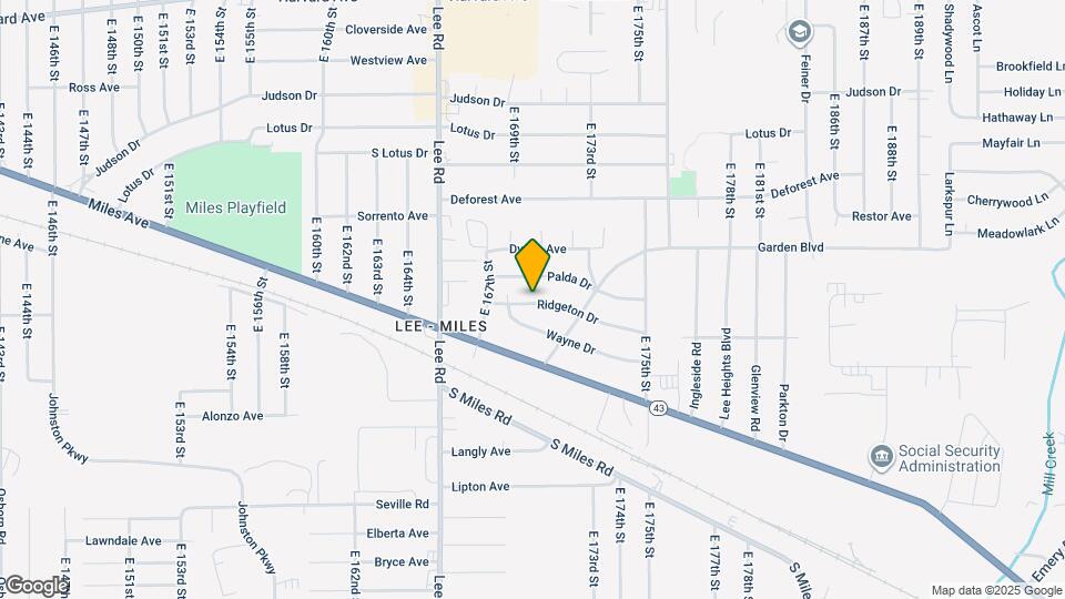 16911 Ridgeton Dr Map and Location Details