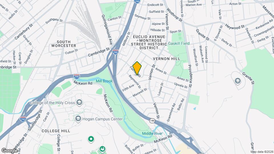 52 Fairfax Rd, Unit 1 Mapa y Detalles de la Ubicación