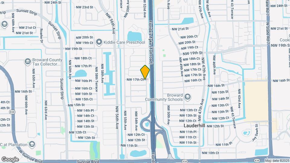 5200 NW 17th Ct Map and Location Details