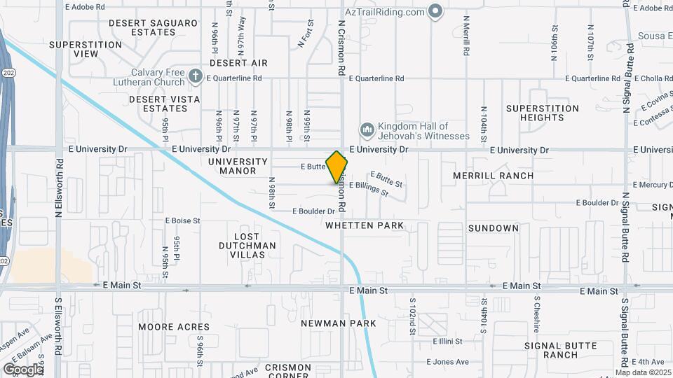 9953 E Billings St Mapa y Detalles de la Ubicación