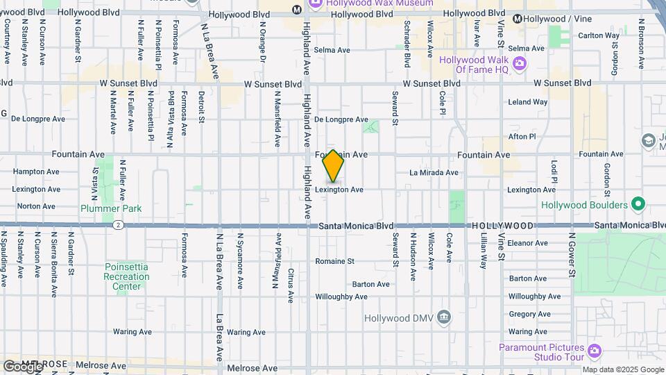 1200 N McCadden Pl Map and Location Details