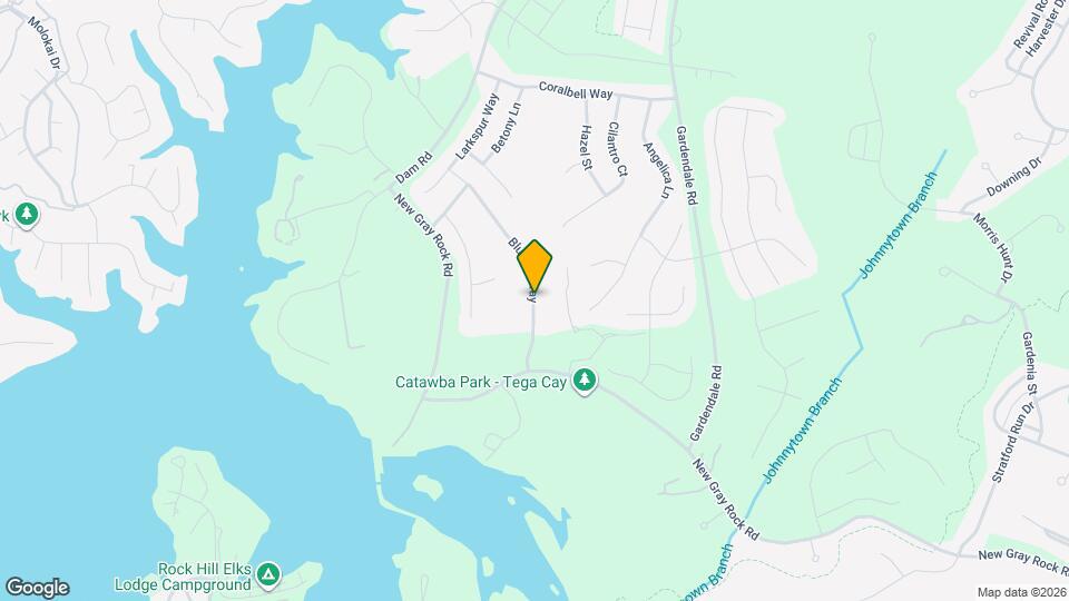 2166 Bluebell Way Map and Location Details