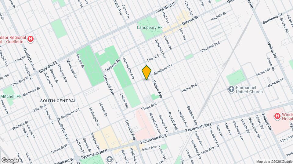 1514 Elsmere Ave Map and Location Details