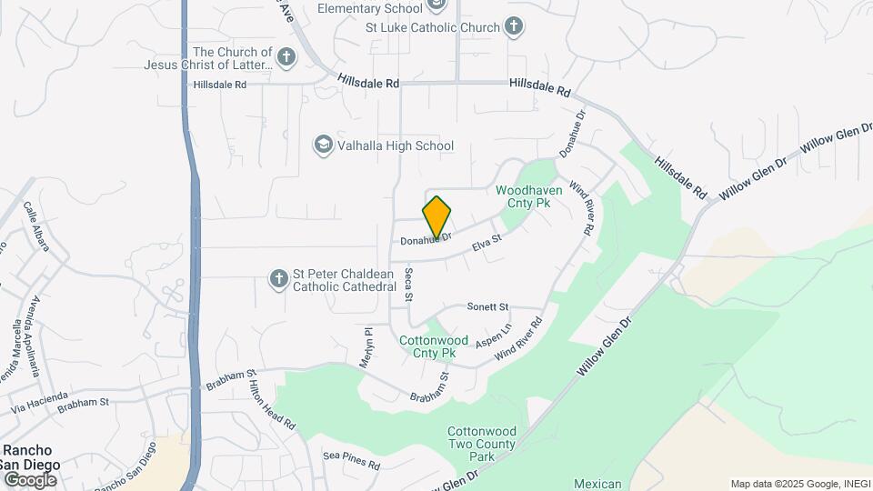 1863 Donahue Dr Map and Location Details