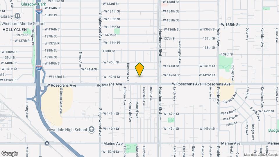 4526 W 142nd St Map and Location Details