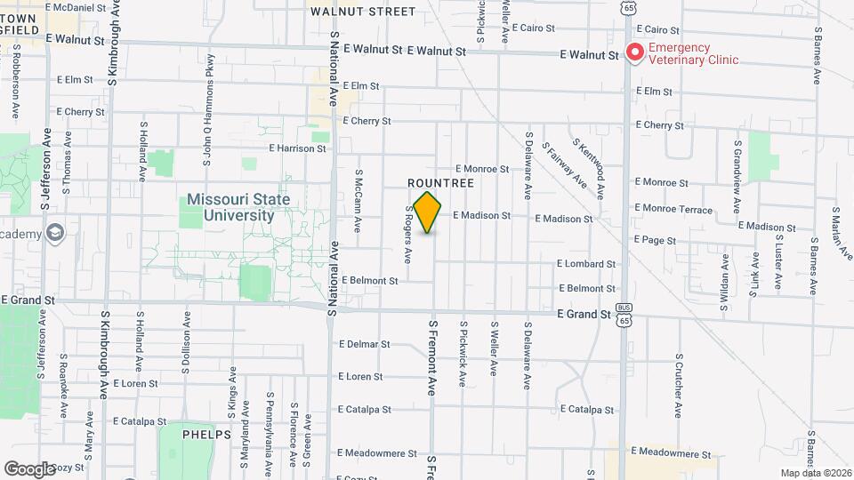 833 S Fremont Ave Map and Location Details