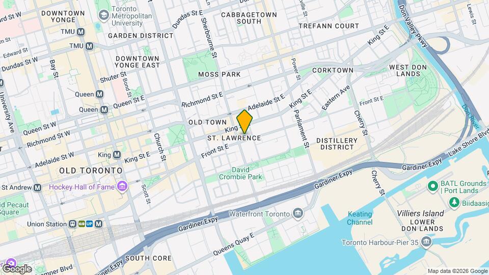 180 Front St E Map and Location Details