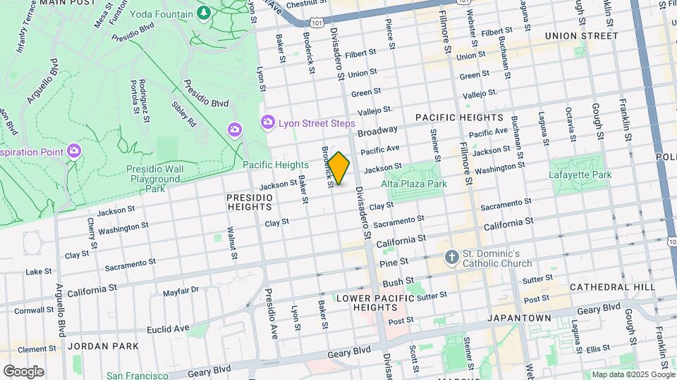 2976 Washington St Map and Location Details