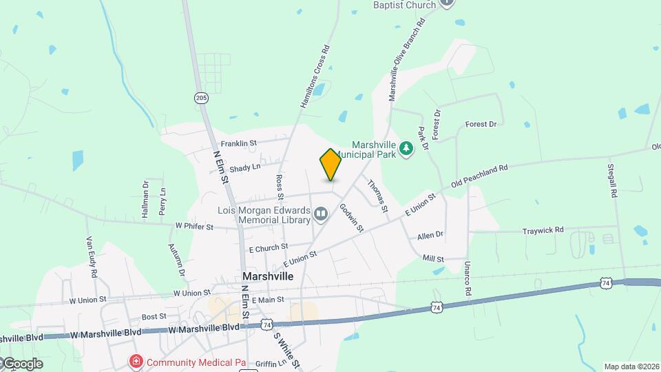 611 Elaine St Map and Location Details